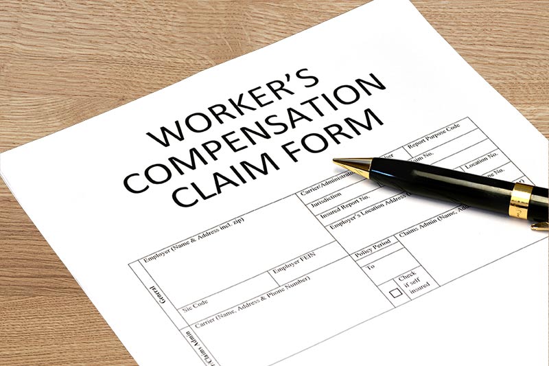 Wisconsin Workers' Compensation Claim Form - Back Injury