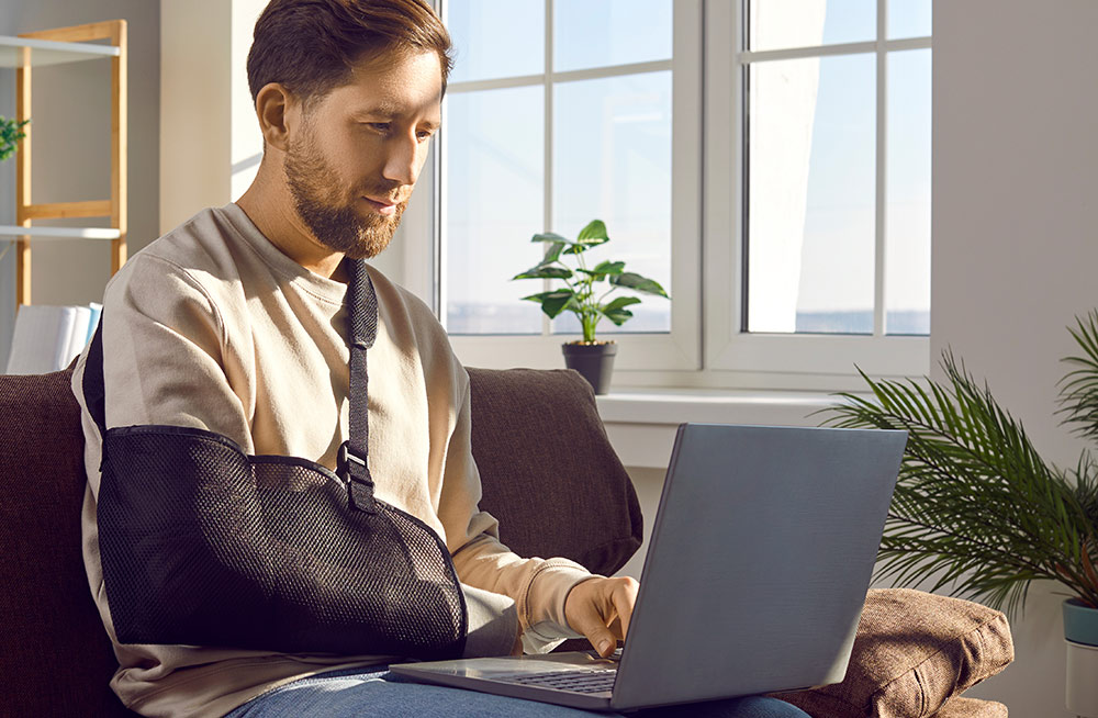 An injured worker learning about Workers’ Compensation in Wisconsin and his legal rights